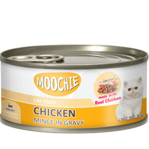 Moochie Adult Mince With Chicken 85g Can