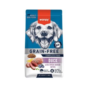 Wanpy Grain Free Complete Food for Adult Dog - Duck Recipe, 1.5kg