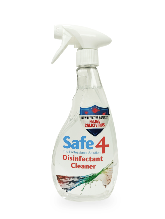 SFB-RTU-C Safe4 Disinfectant Pre-diluted spray 1:10 dilution, - Odourless, Enhanced Formula, 500 ml - Image 1