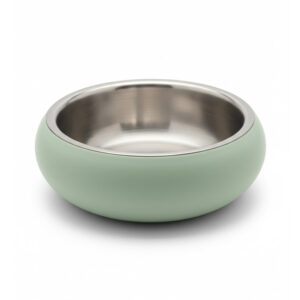 Double Wall Bowl Belly with Non-Slip Base - Jungle Green, 800 ml