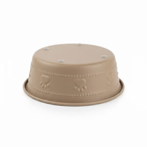 Premium Bowl Paw Embossed   Brown - 470 ML