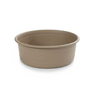 Premium Bowl Paw Embossed Brown - 1800 ML
