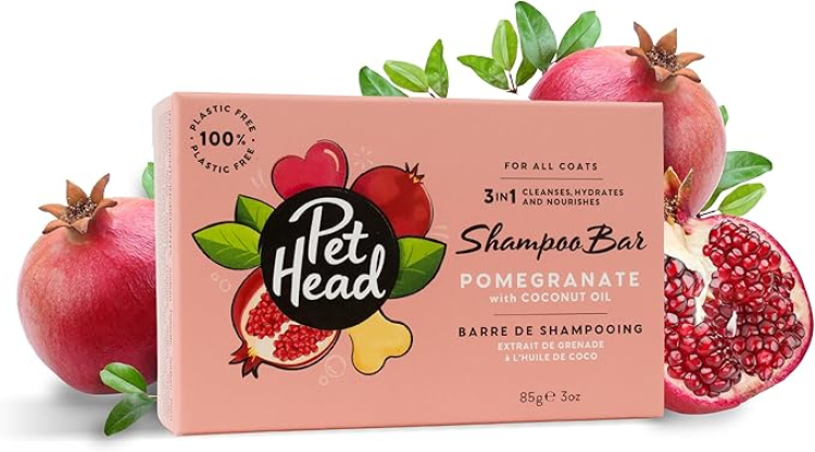 CM90665A Pet Head Pomegranate Shampoo Bar 85 g - Image 1