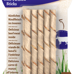 8in1 Delights Beef Twisted Sticks 10 pcs, 190 g