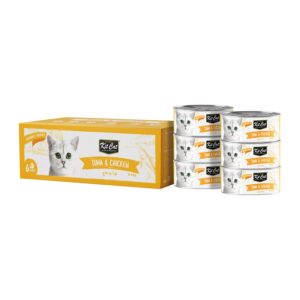 Kit Cat Deboned Toppers 6x50g - Tuna & Chicken