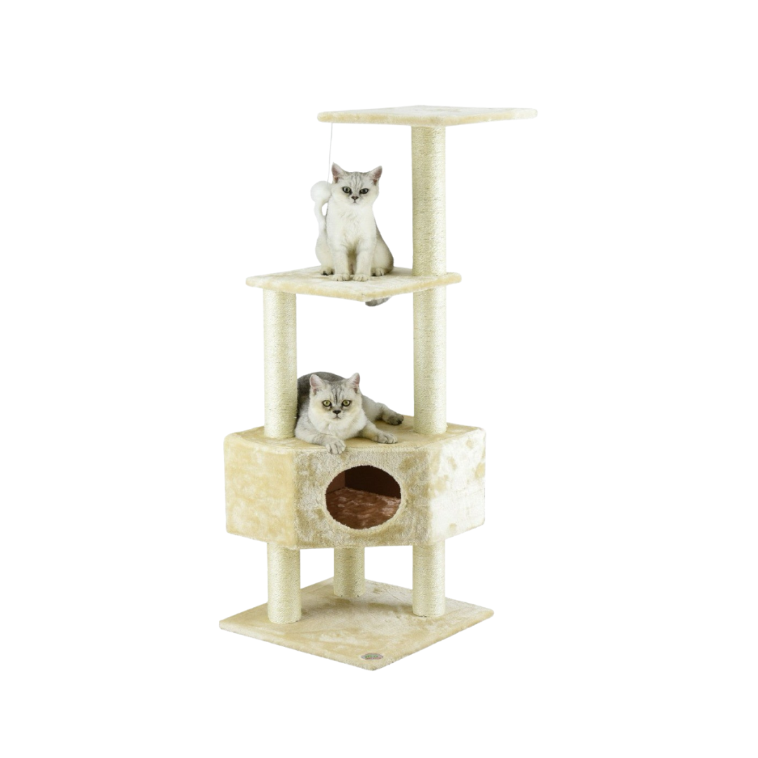 Untitled-design-2026-01-15T145956.025.png PETBROO RHOMBUS CAT TREE - Image 1