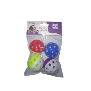 PETBROO BALL 4.3 CM,4 PCS/BAG