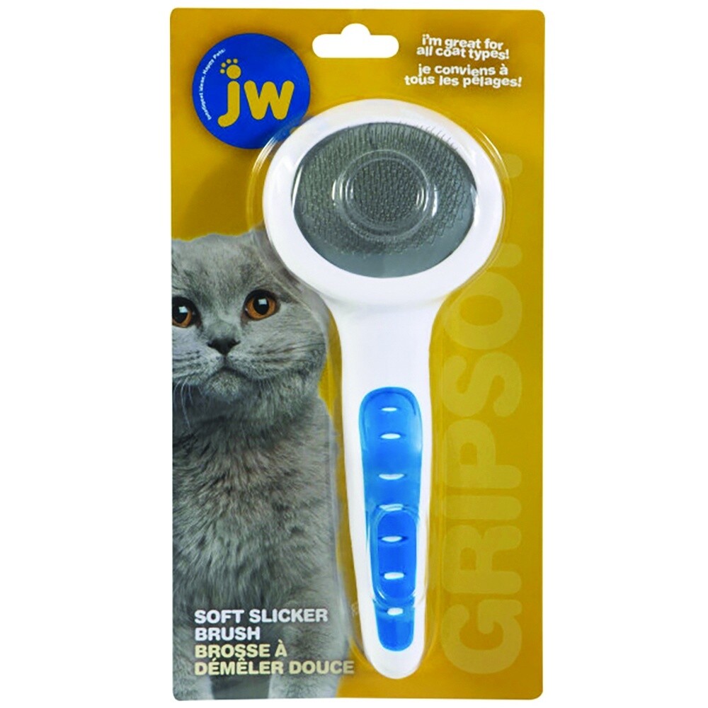 4069346490.jpg JW GRIPSOFT CAT SLICKER BRUSH - Image 1