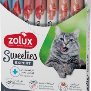Sweeties Creamy Stick for Cats, Mixed of Tuna, Crabs & Shrimp, 7 pcs/box
