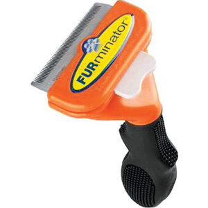 FURminator Long Hair Deshedding Tool for Medium Dogs