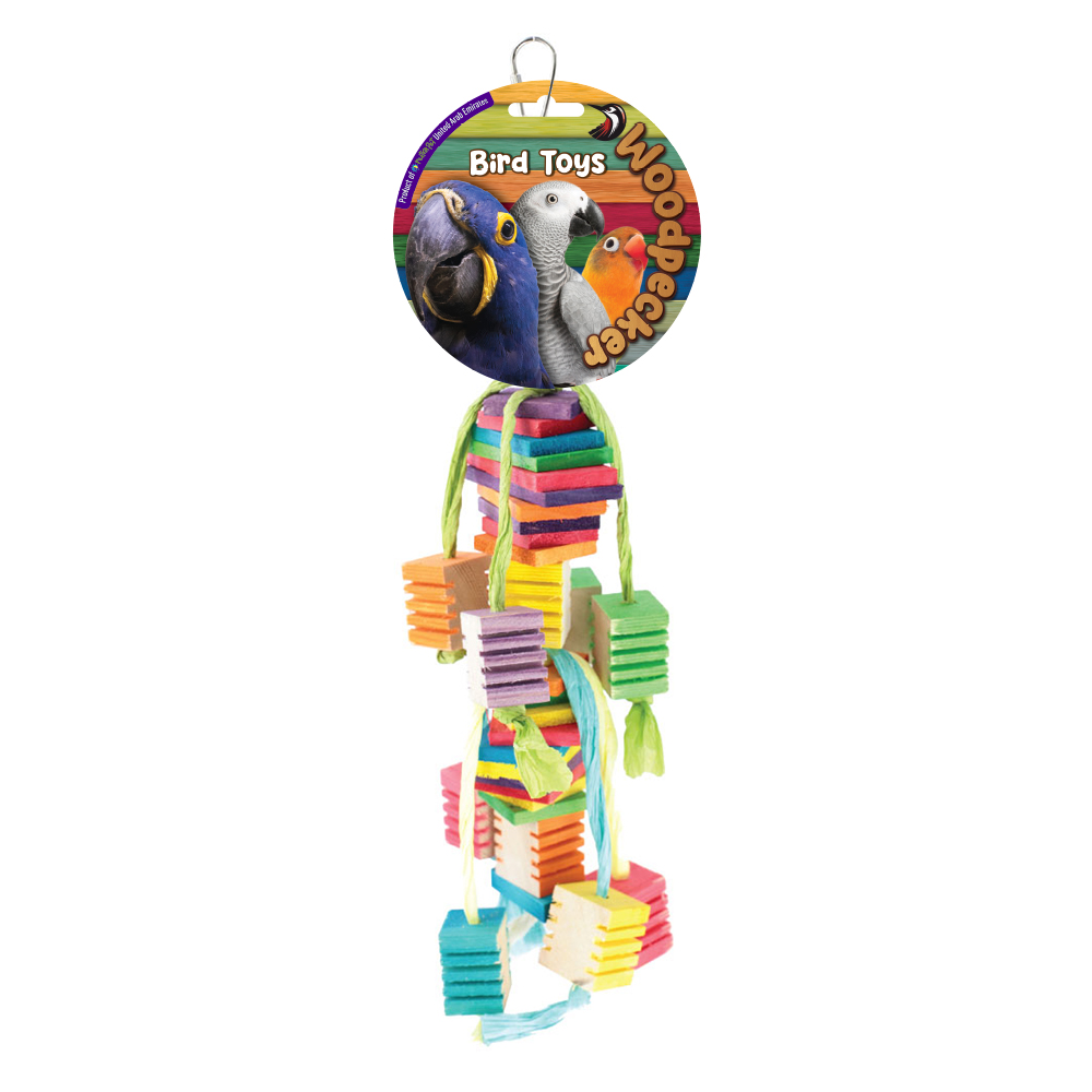 main-26.jpg Woodpecker Bird Toy Climbing Block 40*10 Cm - Image 1