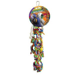 Woodpecker Bird Toy Curly Braids 40*6 Cm