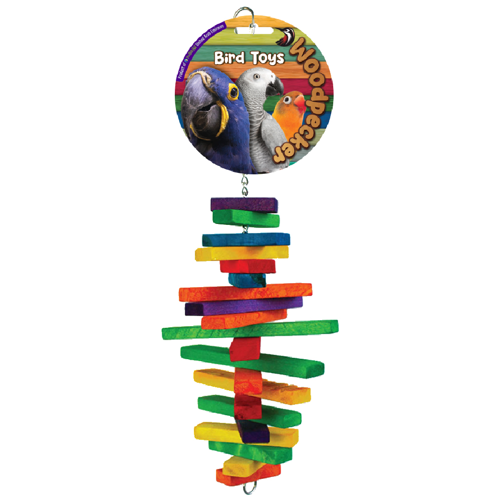 main-57.jpg Woodpecker Bird Toy Twist N Treat 40*15 Cm - Image 1