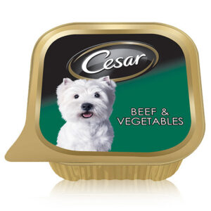 Cesar Beef and Vegetables Wet Dog Food - 100G