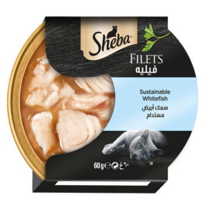 Sheba Filets Whitefish Wet Cat Food - 60G
