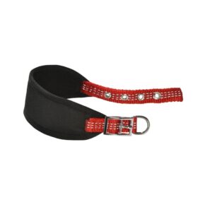 Levrier Oscar Collar Red, Medium