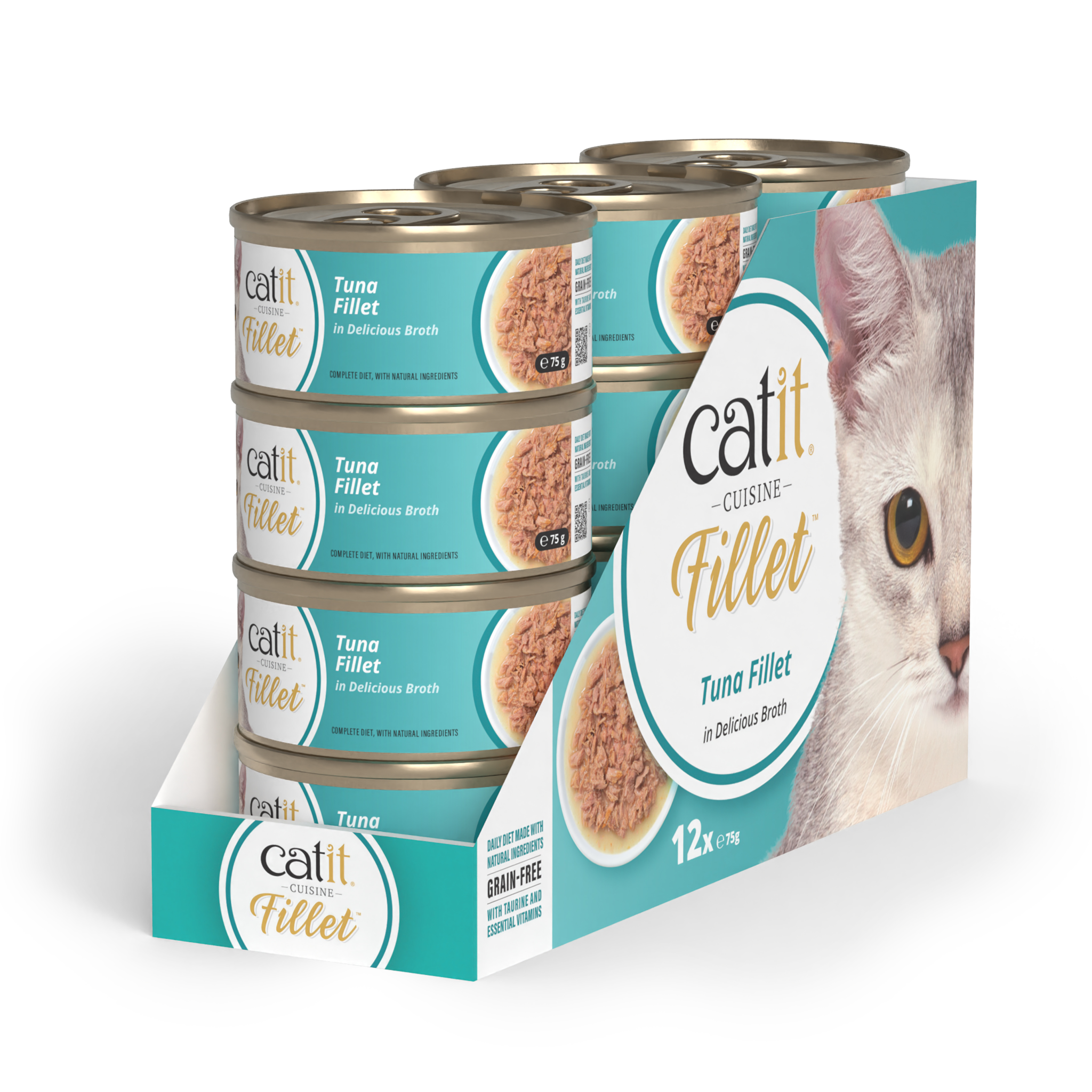 49495.png Catit Cuisine Tuna Fillet, 12 x 75 g - Image 1