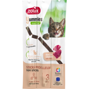 Zolux Yummies Cat Lamb Rice 3/pk