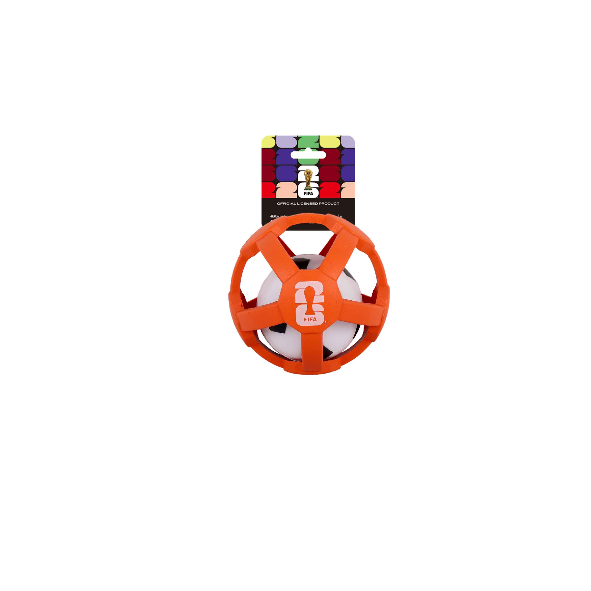 49668.png FIFA WC26 Hollow Bounce Ball Orange Medium - Image 1