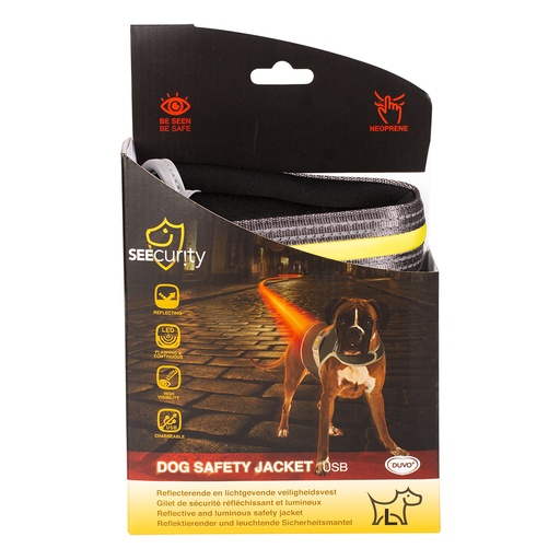 AL-10.jpg Duvo+ Safety Jacket Fluo Flash Large Black - Image 1