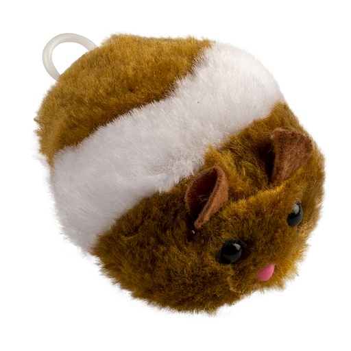 AL-100.jpg Duvo+ Shaking Berry Mouse Brown/White - Cat Toy 8x7x5cm - Image 1