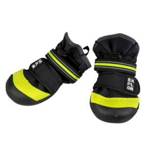 Duvo+ Gear Dog Shoes 4St - L - 7.6X9.8cm Black