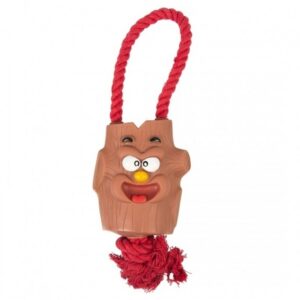 Duvo Vinyl Toy Tree Trunk Red/Purple 30 x 10cm[Dimension - 30 x 10cm]