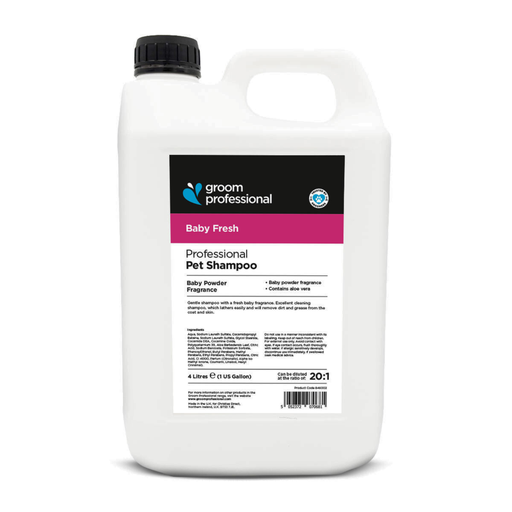 AL-188.png Groom Professional Baby Fresh Pet Shampoo -4 litres – Baby Powder Fragrance - Image 1