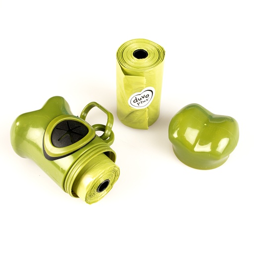 AL-19.jpg Duvo+ Poo Bag Dispenser Bone Eco 2X20St Green - Image 1