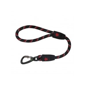 DOCO Reflective Traffic Rope Leash - Click & Lock Snap - 20 inch (Large)-DCROPE5020[Color - Red]
