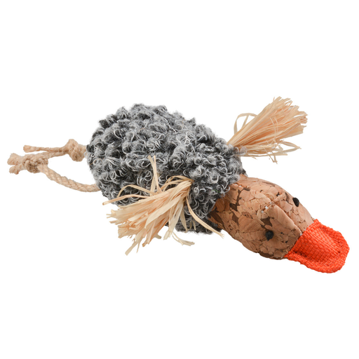 AL-22.png Duvo+ Cork Duck With Crackling Body 13X8X3Cm Grey - Image 1