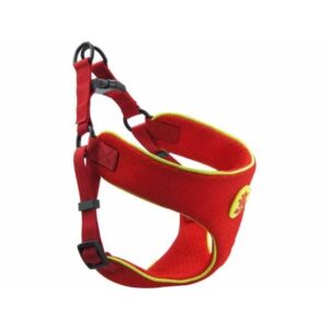 DOCO® Reflective Chest Plate Mesh Free-Walking Harness (DCA309)[Color - Maroon, Size - M]
