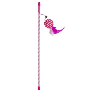 Duvo+ Playing Rod Catchy Glitter Ball 45.5X5X5cm Pink