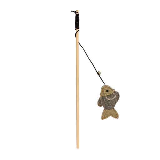 AL-26.png Duvo+ Canvas Playing Rod Fish 40X6,8X4Cm Grey - Image 1