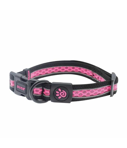 AL-286.jpg DOCOLunar Mesh Collar (DCA032) – Pink, XL - Image 1