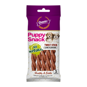 Gnawlers Twist Stick Puppy Snack-Lamb-5pcs/pack-80g