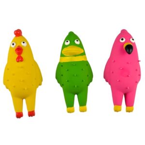 Duvo+ Latex Round Birds 9X11X10Cm - Display Mixed Colors
