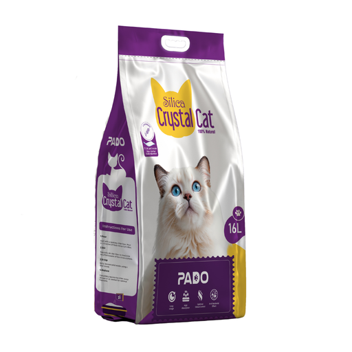 AL-38.png Pado Silica Crystal Cat Litter 16L With Pad Inside- Lavender - Image 1