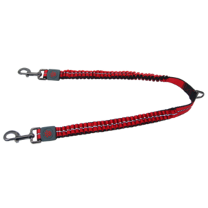DOCO® VARIO Bungee Coupler Nylon Dog Leash - BUNGEE CORD (DCVX2)[Color - Maroon, Size - M]