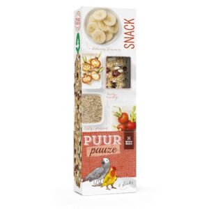 Witte Molen Puur Pauze Sticks Parrots Banana & Rosehip[Weight - 140g]