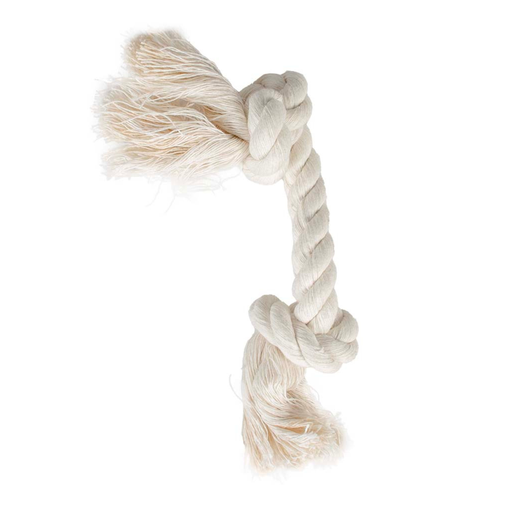 AL-6.png Duvo+ Tug Toy Knotted Rope 37cm White - Image 1