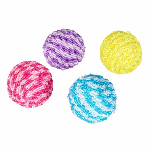 AL-67.jpg Duvo+ Multi ball with sound Multicolour - Cat Toy 4pcs Set 5x5x5cm - Image 1