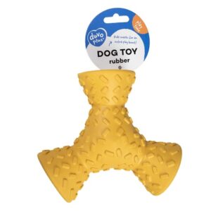 Duvo+ Feeding Griplay Tripod Yellow - Dog Toy 16x14x6.5cm