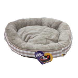 Aahha Snuggly L46 X w36 X h42Cms Flannel Beige Checkered