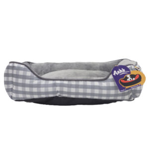Aahha Squarey L46 X w36 X h42Cms Flannel Grey Checkered