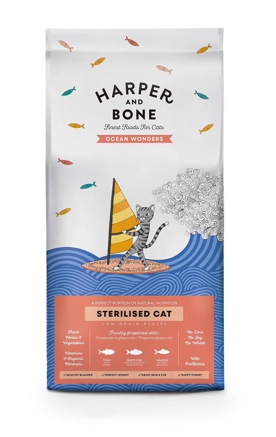 17020435601660104925.jpg Harper and Bone Cat Sterilised Ocean Wonders 2kg - Image 1