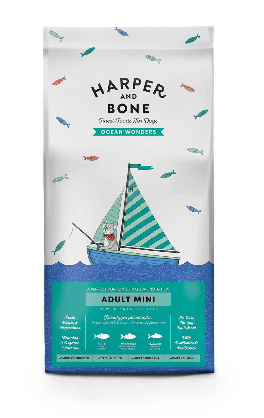 17020435651748043511.jpg Harper and Bone Adult Dog Mini Ocean Wonders 2kg - Image 1