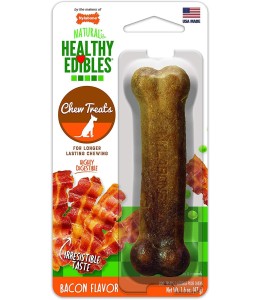 Nylabone Healthy Edibles Longer Lasting Bacon Blister Card Regular