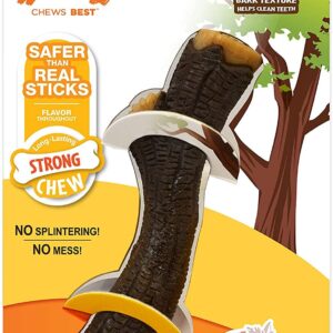Nylabone Strong Chew Stick - Real Wood with Maple Bacon Wolf