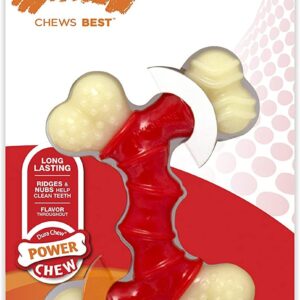 Nylabone Power Chew Double Bended Bone Bacon (all Nylon) Wolf